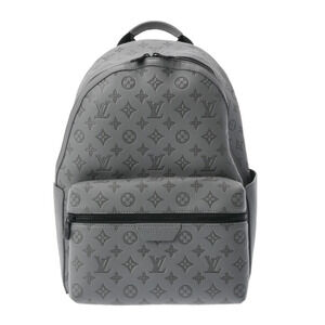 Louis Vuitton Monogram Discovery Backpack Gray Calfskin Daypack